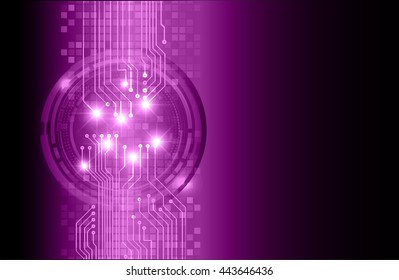 digital data background, purple abstract light hi tech pixel internet technology, Cyber security concept, Cyber data digital computer. eye scan virus. motion move speed. vector