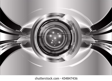 digital data background,blue abstract light hi tech pixel internet technology, Cyber security concept, Cyber data digital computer, eye scan virus