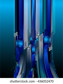 digital data background,blue abstract light hi tech pixel internet technology, Cyber security concept, Cyber digital computer background,cyber data Technology,computer security