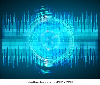 digital data background,blue abstract light hi tech pixel internet technology, Cyber security concept, Cyber data digital computer, move motion vector. wave