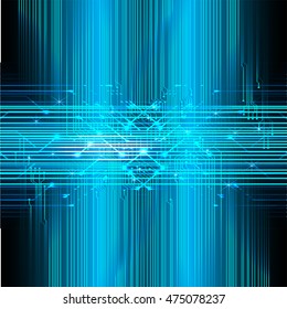 digital data background,blue abstract light hi tech pixel internet technology, Cyber security concept