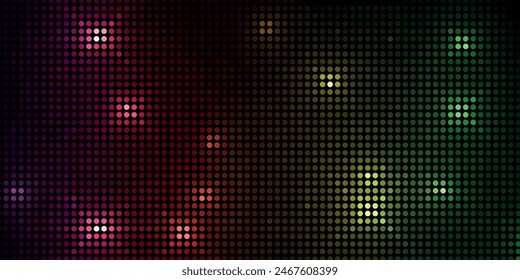 Digital Data Flow Vector Background. Big Data Technology Lines. 5G Wireless Data Transmission