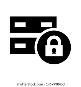 icono de datos digitales o logotipo símbolo de signo aislado ilustración vectorial - iconos vectoriales de estilo negro de alta calidad
