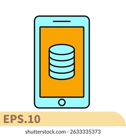 digital data icons  symbol vector elements for infographic web