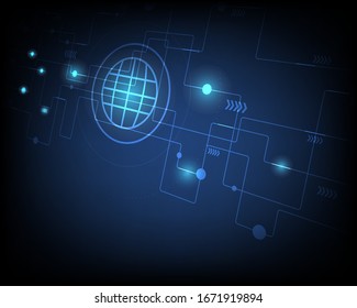 Digital data technology connection and visualization