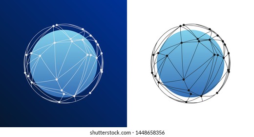 Digital decorative balls. Abstract vector illustration design
