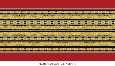 Digital Design background with colorful objects and flowers-digital-textile-design-flowers-leaves-Exquisite border design, border pattern, Motif, Graph
