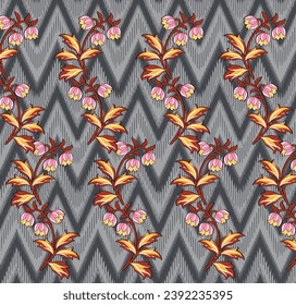 
Digital Design background with colorful objects and flowers-
digital-textile-design-flowers-leaves-Exquisite border design, border pattern, Motif, Graph