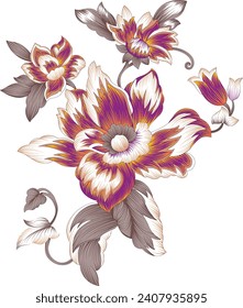 
Digital Design background with colorful objects and flowers-digital-textile-design-flowers-leaves-Exquisite border design, border pattern, Motif, Graph-Design for Pakistani-Indian-Turki-Kurti Design
