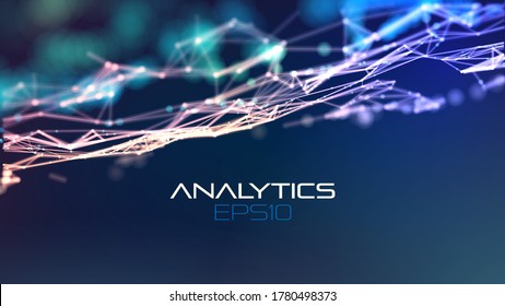 Digital design concept. Information element. Technology background. Abstract analysis for concept design. Global network connection.