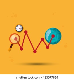 Digital design. Infographic icon. data concept