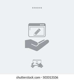 Digital design - Minimal modern icon