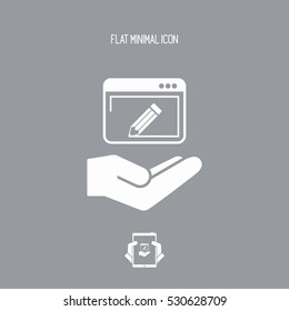Digital design - Minimal modern icon