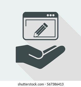 Digital design - Minimal modern icon