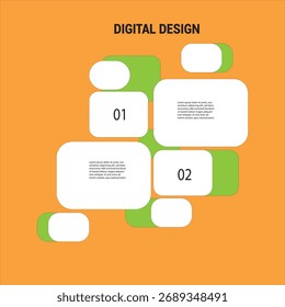 Digital Design — Numbered Blocks