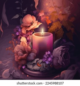 Digital design in an open layer with a conceptual style and a lot of details that are published in a special way