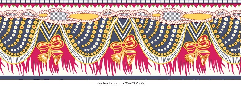 Digital designs showcasing bohemian ethnic styles with layered patterns, vibrant floral accents, wallpapers, gift wraps, and backgrounds.