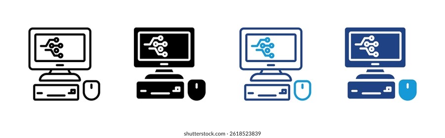 Elemento de icono de escritorio digital para diseño