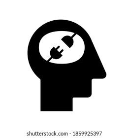 Digital detox concept poster. Clipart image