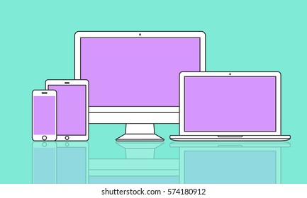 Digital Device Electronic Technology Communication Concept