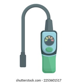 Digital device icon cartoon vector. Gas detector. Check instrument