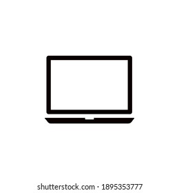 Digital devices laptop vector icon eps
