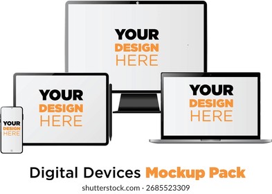 Pacote de montagem de vetores de dispositivos digitais