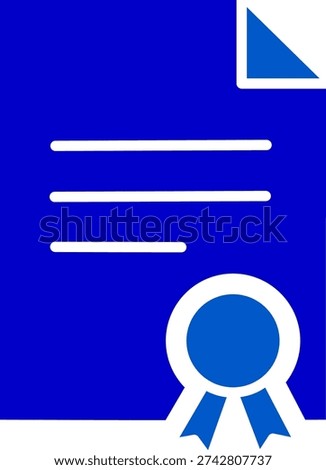 Digital diploma certificate with cloud icon