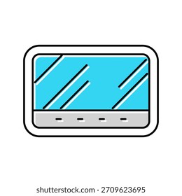 digital display color icon vector. digital display sign. isolated symbol illustration