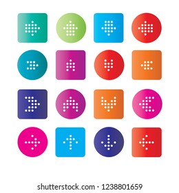 Digital display icon arrow