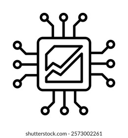 Digital Disruption Icon Element For Design