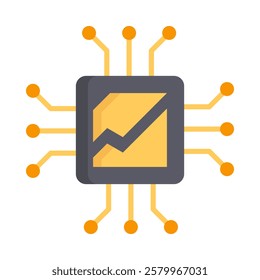 Digital Disruption Icon Element For Design