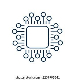 Digitale Unterbrechungslinie universelle Symbol ui ux Element Zeichen.