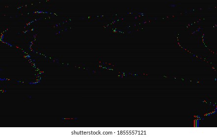Digital distortion noise. Vector illustration.
