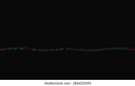 Digital distortion noise. Vector illustration.
