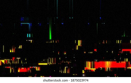 Digital distortion noise. Vector illustration.
