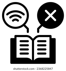 Das Symbol der digitalen Kluft in der Bildung