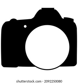 Digital DLSR Camera Icon vector 