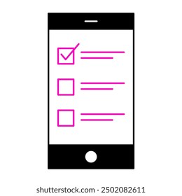 Digital to do List for Productivity Icon