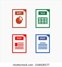 Digital document format such as pdf, ppt, doc and xls.