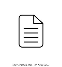 Digital Document Icon Ideal for File Management and Office Tools