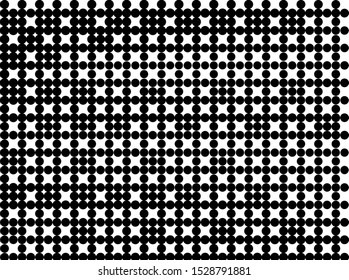Digital dotted gradient. Vector template. Perforated Paper texture. Comic dotted pattern. Gradient pop-art backdrop. Graphic design geometric shape. Decorative backdrop vector.