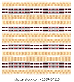 Digital dotted gradient. Vector template. The ancient texture of batik. Squares, triangles, colored circles. Nice pop-art background. Graphic design of geometric shapes. Decorative background vector

