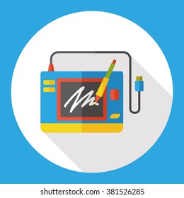 Digital Drawing Board flat icon