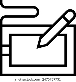 digital drawing icon 