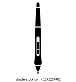 Digital Drawing Pen Vector Icon Illustration Symbol