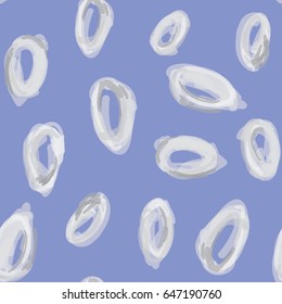 Digital drawing seamless design with abstract shapes, created on digital drawing tablet. Repeating creative and artistic surface pattern