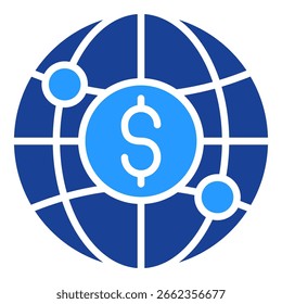 Digital Economy Icon Single Vector Collection