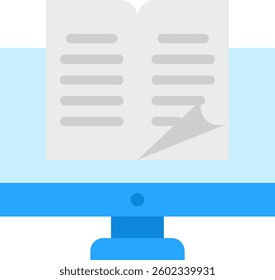 Digital Education Icon Element For Design