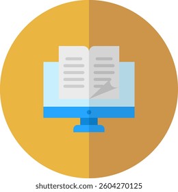 Digital Education Icon Element For Design